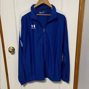 Under Armour Blue and White Lightweight Jacket